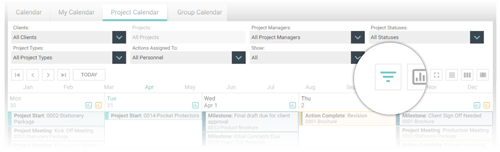 FunctionFox product image view Project Calendar.