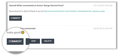 FunctionFox product image commenting against anothers post.