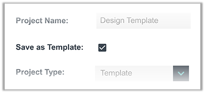 FunctionFox product image saving a project as a template