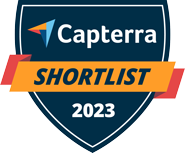 Capterra Shortlist 2022 award badge